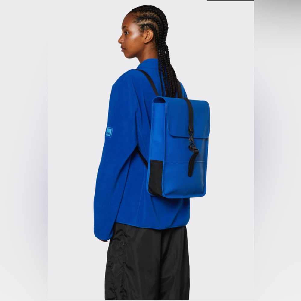 Rains Men's Waterproof Mini W3 Backpack NWT In Blue